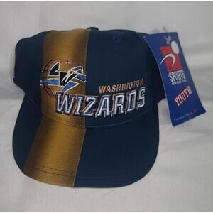 VTG NWT Sports Specialties NBA Washington Wizards Snapback Hat Big Logo Youth